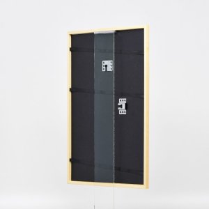 Effect solid wood frame profile 20 black 10x10 cm normal glass