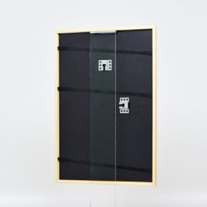 Effect solid wood frame profile 20 black 10x10 cm normal glass