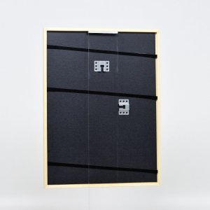 Effect solid wood frame profile 20 black 10x10 cm normal glass