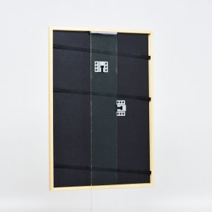 Effect solid wood frame profile 20 black 10x10 cm normal glass