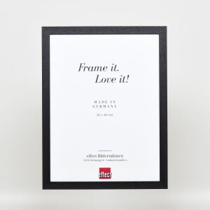 Effect wooden frame profile 2210 black 10x10 cm normal glass