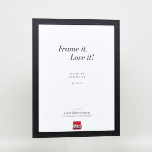 Effect wooden frame profile 2210 black 10x10 cm normal glass