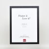 Effect wooden frame profile 2210 black 10x10 cm normal glass