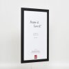 Effect wooden frame profile 2210 black 10x10 cm normal glass