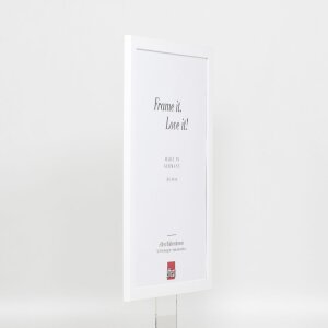 Effect wooden frame profile 2210 white 10x10 cm normal glass