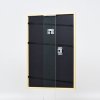 Effect solid wood frame profile 20 dark brown 10x10 cm Anti-reflective glass