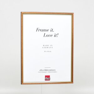 Effect wooden frame profile 23 light brown 10x10 cm Clear glass