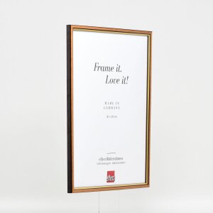 Effect wooden frame profile 23 light brown 10x10 cm Clear glass