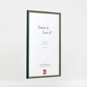 Effect wooden frame profile 23 blue 10x10 cm Clear glass