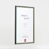 Effect wooden frame profile 23 blue 10x10 cm Clear glass