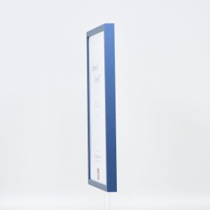 Effect wooden frame profile 35 blue 10x10 cm normal glass