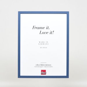 Effect wooden frame profile 35 blue 10x10 cm normal glass