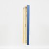 Effect wooden frame profile 35 blue 10x10 cm normal glass