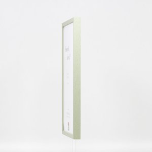 Effect wooden frame profile 35 green 10x10 cm normal glass