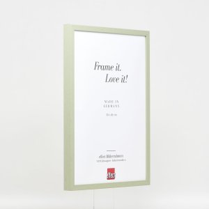 Effect wooden frame profile 35 green 10x10 cm normal glass