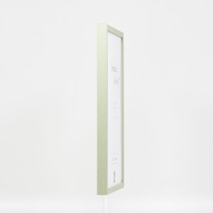 Effect wooden frame profile 35 green 10x10 cm normal glass