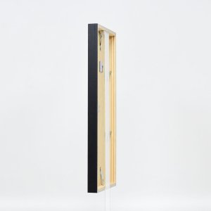 Effect wooden frame profile 35 black 10x10 cm normal glass