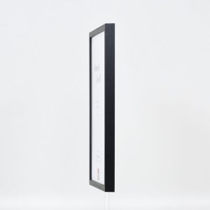 Effect wooden frame profile 35 black 10x10 cm normal glass