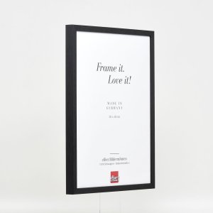 Effect wooden frame profile 35 black 10x10 cm normal glass