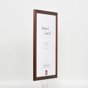 Effect wooden frame profile 2210 dark brown 10x10 cm anti-reflective glass