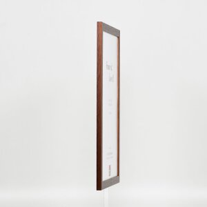 Effect wooden frame profile 2210 dark brown 10x10 cm anti-reflective glass