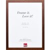 Effect wooden frame profile 2210 dark brown 10x10 cm anti-reflective glass