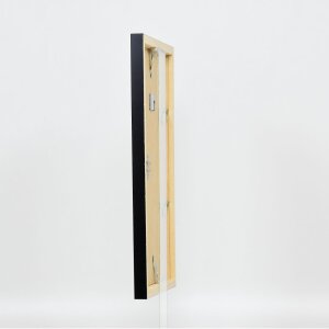 Wooden frame Top Cube 10x10 cm black normal glass