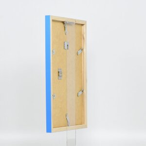 Wooden frame Top Cube 10x10 cm blue normal glass