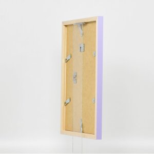 Wooden frame Top Cube 10x10 cm lilac normal glass