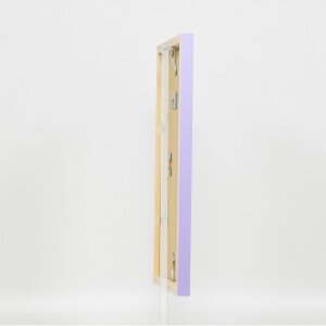 Wooden frame Top Cube 10x10 cm lilac normal glass