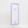 Wooden frame Top Cube 10x10 cm lilac normal glass