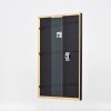 Effect wooden frame profile 23 nut brown 10x10 cm Anti-reflective glass