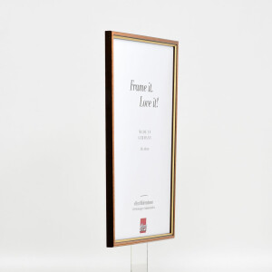 Effect wooden frame profile 23 light brown 10x10 cm Anti-reflective glass