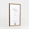 Effect wooden frame profile 23 light brown 10x10 cm Anti-reflective glass