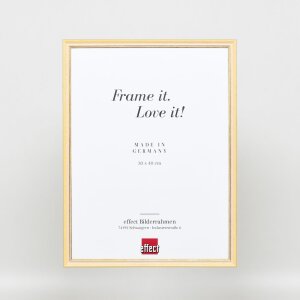 Effect solid wood frame Profile 25 yellow 10x10 cm Clear glass