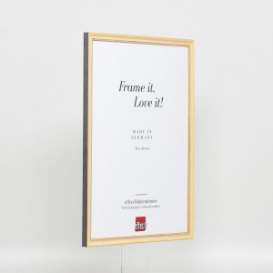 Effect solid wood frame Profile 25 yellow 10x10 cm Clear glass