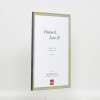 Effect solid wood frame Profile 25 green 10x10 cm Clear glass