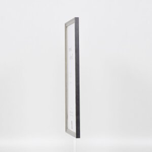 Effect solid wood frame Profile 25 grey 10x10 cm Clear glass