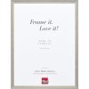 Effect solid wood frame Profile 25 grey 10x10 cm Clear glass