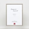 Effect solid wood frame Profile 25 grey 10x10 cm Clear glass