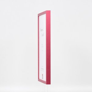 Effect wooden frame profile 35 red 10x10 cm anti-reflective glass