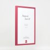 Effect wooden frame profile 35 red 10x10 cm anti-reflective glass