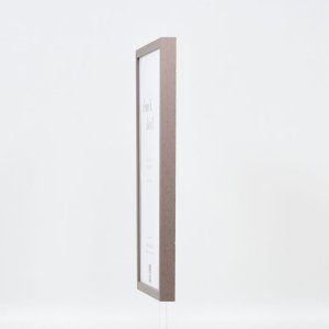 Effect wooden frame profile 35 brown 10x10 cm anti-reflex glass