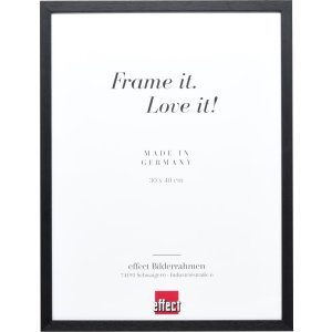 Effect wooden frame profile 35 black 10x10 cm...