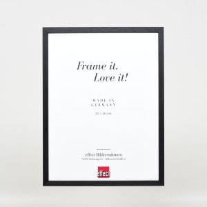 Effect wooden frame profile 35 black 10x10 cm anti-reflective glass