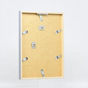 Effect wooden frame profile 35 light grey 10x10 cm anti-reflective glass