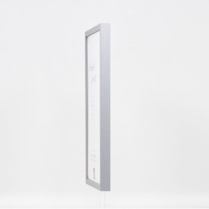 Effect wooden frame profile 35 light grey 10x10 cm anti-reflective glass