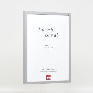 Effect wooden frame profile 35 light grey 10x10 cm anti-reflective glass