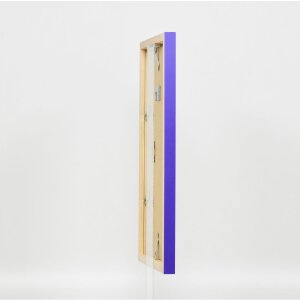 Wooden frame Top Cube 10x10 cm purple Anti-reflective glass