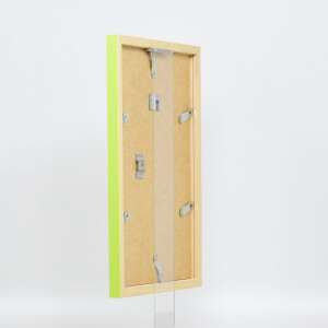 Wooden frame Top Cube 10x10 cm green Anti-reflective glass